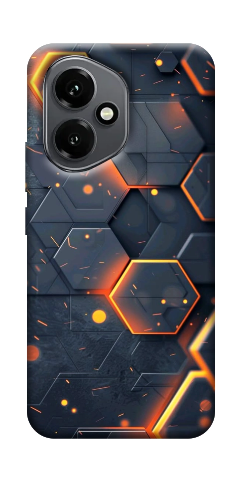 Чехол Burning hex pattern для Huawei Honor 400