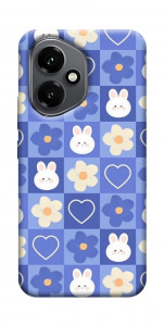 Чехол Кролики-цветочки для Huawei Honor 400