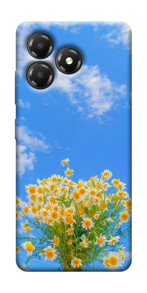 Чехол Sky flowers для ZTE Blade A36