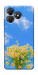 Чехол Sky flowers для ZTE Blade A36