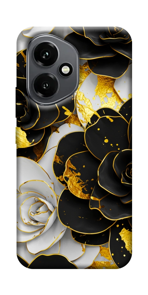 Чехол Flower black-white для Huawei Honor 400
