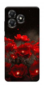 Чехол Burning flowers для ZTE Blade A36
