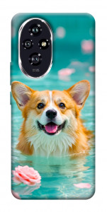 Чохол Swimming corgi для Huawei Honor 200