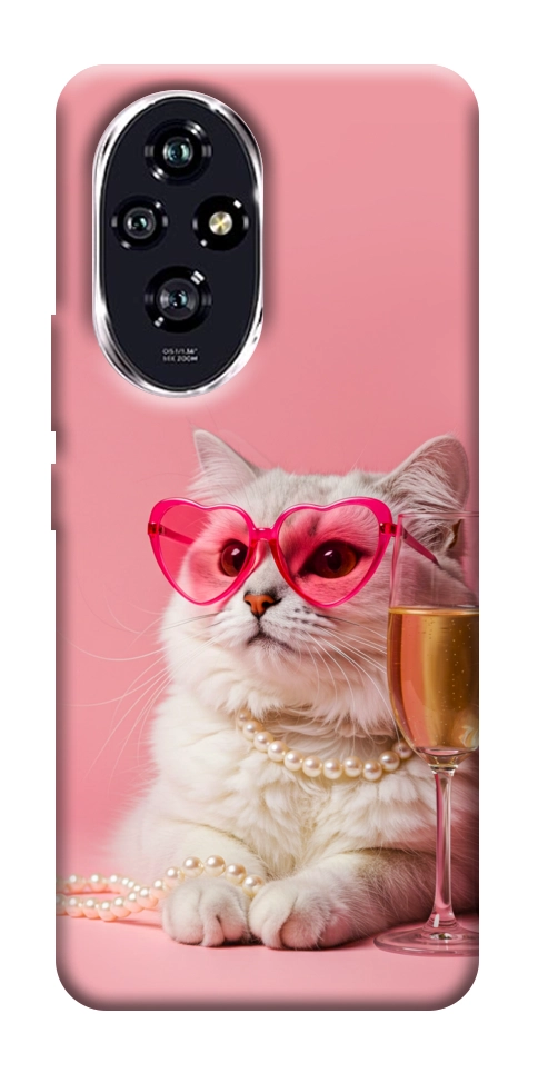 Чохол Pinky cat для Huawei Honor 200