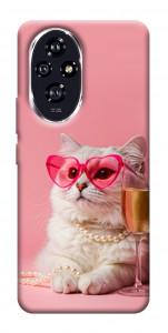 Чохол Pinky cat для Huawei Honor 200