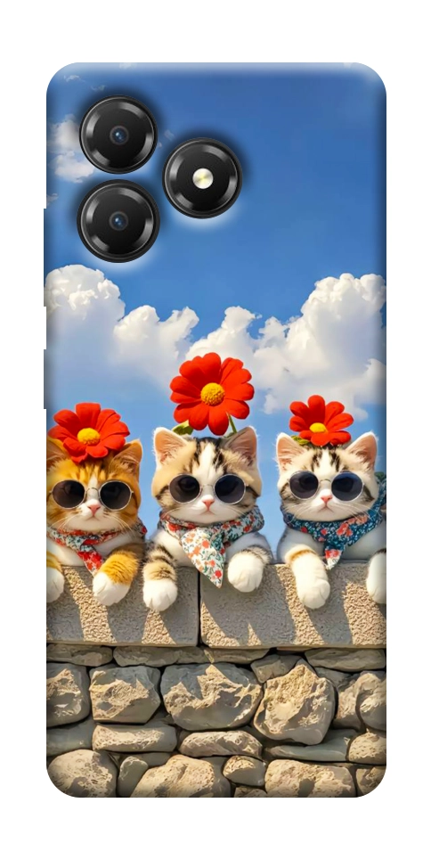 Чехол Flower cats для ZTE Blade A36
