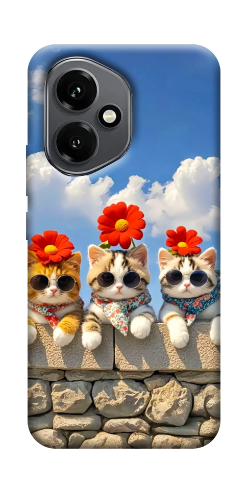 Чехол Flower cats для Huawei Honor 400