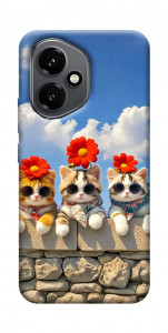 Чехол Flower cats для Huawei Honor 400