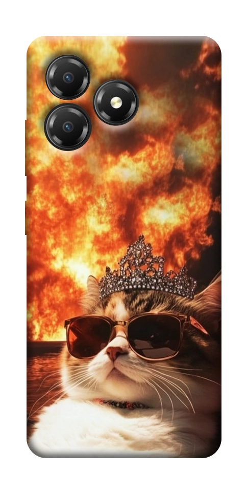 Чехол Cat explosion для ZTE Blade A36
