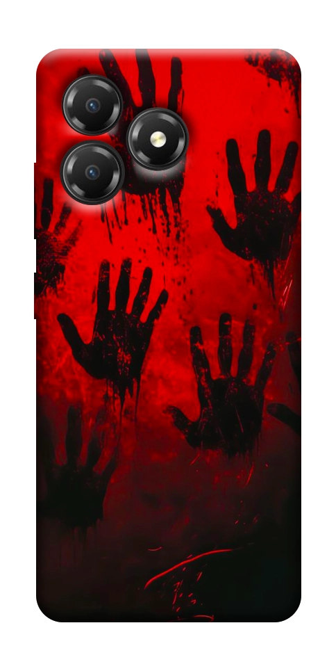 Чехол Bloody hands для ZTE Blade A36