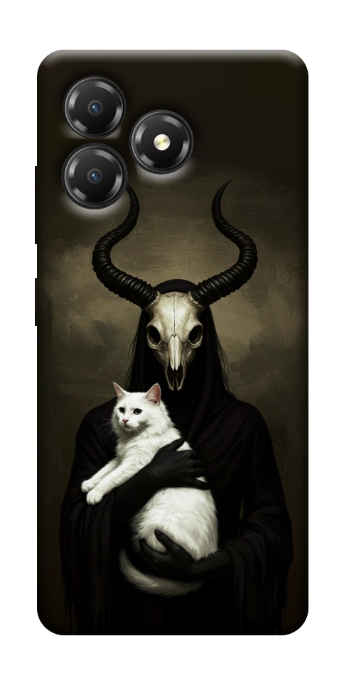 Чехол Creature with cat для ZTE Blade A36
