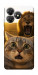 Чехол Shocked cat and lion для ZTE Blade A36