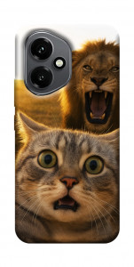 Чехол Shocked cat and lion для Huawei Honor 400