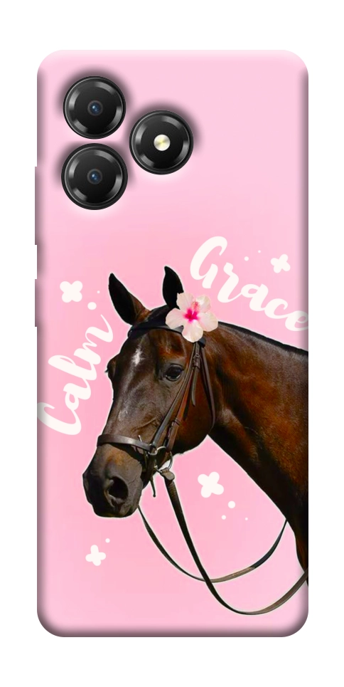 Чехол Horse with flower для ZTE Blade A36