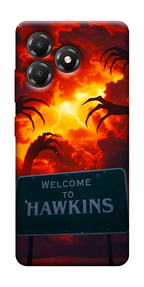 Чехол Welcome to hawkins для ZTE Blade A36