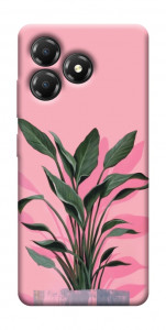 Чехол Pink plant для ZTE Blade A36