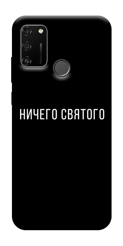 Чехол Ничего святого black для Huawei Honor 9A
