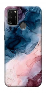 Чохол Рожево-блакитні розводи для Huawei Honor 9A