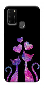 Чохол Космічні коти для Huawei Honor 9A