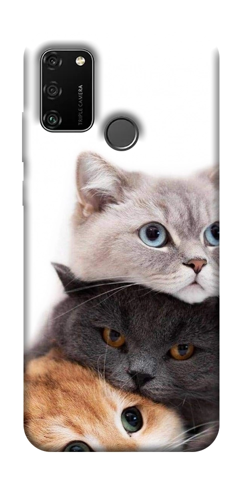 Чехол Три кота для Huawei Honor 9A