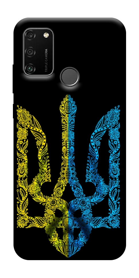 Чехол Жовтоблакитний герб для Huawei Honor 9A