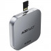 Адаптер Acefast QC2 AI Box car wireless CarPlay/Android Auto (Metal gray)