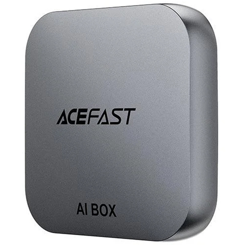 Фото Адаптер Acefast QC2 AI Box car wireless CarPlay/Android Auto (Metal gray) на vchehle.ua