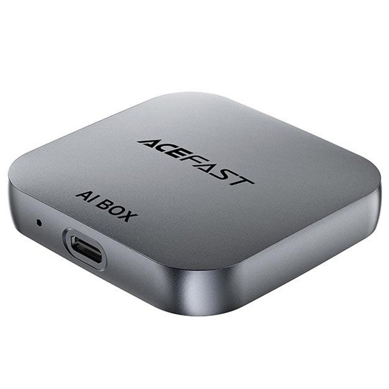 Фото Адаптер Acefast QC2 AI Box car wireless CarPlay/Android Auto (Metal gray) в маназині vchehle.ua