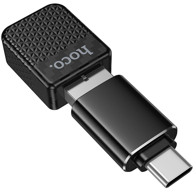 Фото Адаптер Hoco HU3 Tony car wireless CarPlay (Black) на vchehle.ua