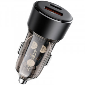 АЗУ Acefast B12 PD30W+QC3.0 total 60W (1USB-A/1C)