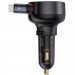 Фото АЗУ Baseus Enjoyment Pro PD60W+QC3.0 with retractable cable (1USB-A/1C) (C000578) (Cluster Black) в магазине vchehle.ua