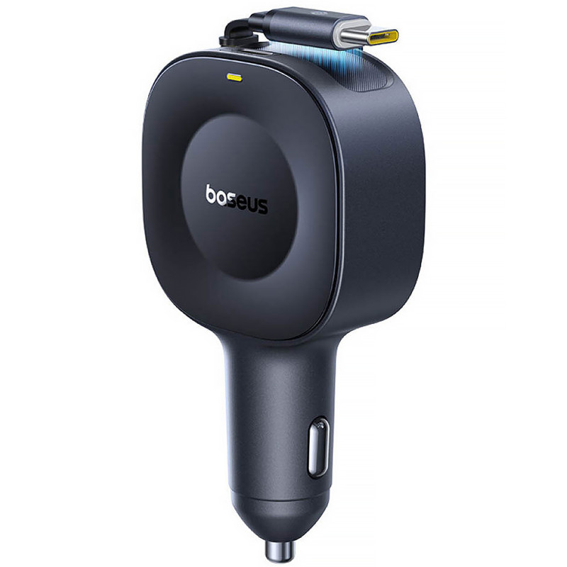 АЗУ Baseus PrimeTrip VR2 30W with retractable cable (2USB-C) (C0206401) (Cosmic Black) в магазине vchehle.ua