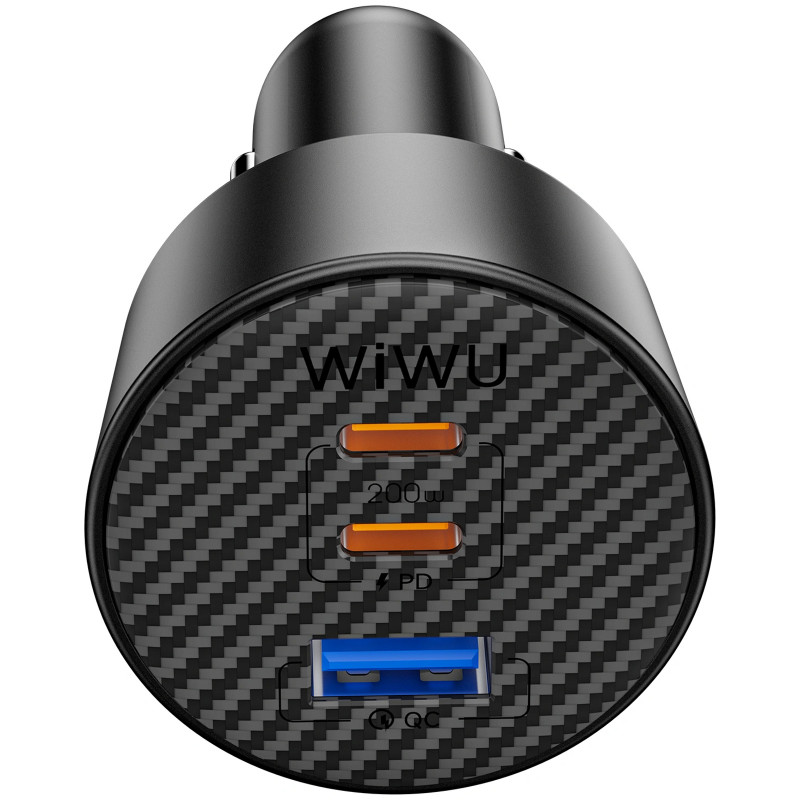 Заказать АЗУ WIWU CC026 Warriors PD200W+QC3.0 (1USB-A/2C) (Black) на vchehle.ua