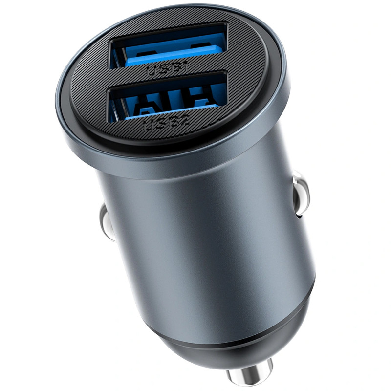АЗУ WIWU CC031 Nano Lite 12W (2USB-A) (Gray)