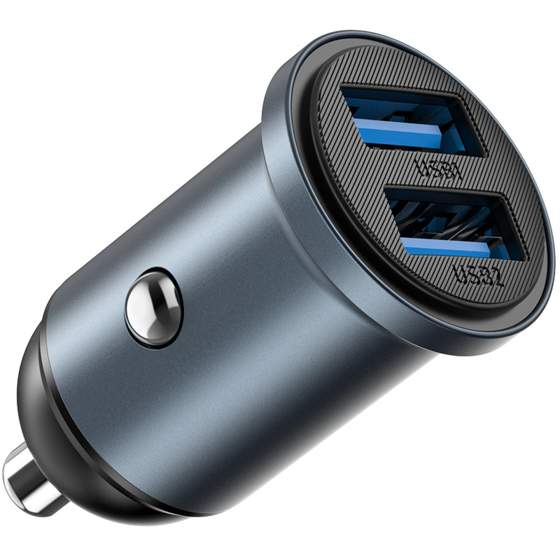 Фото АЗУ WIWU CC031 Nano Lite 12W (2USB-A) (Gray) в магазине vchehle.ua