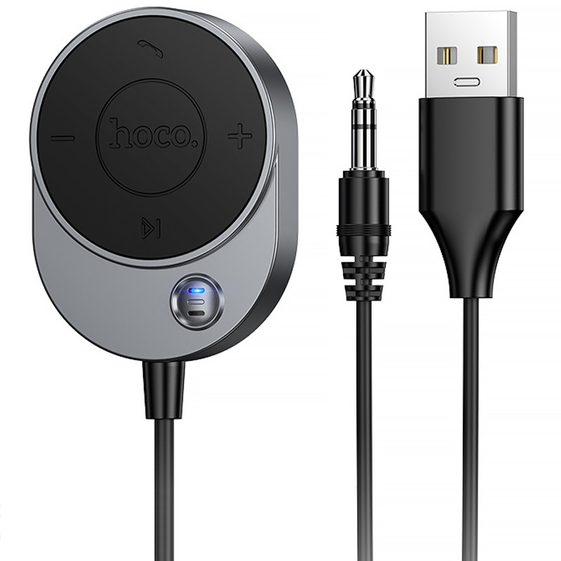 Bluetooth аудио ресивер Hoco E150 Path (AUX 3.5mm+USB-A)