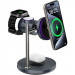 Фото БЗП WIWU Wi-W041 Space Qi2 3 in 1 Wireless Charger (Black) на vchehle.ua