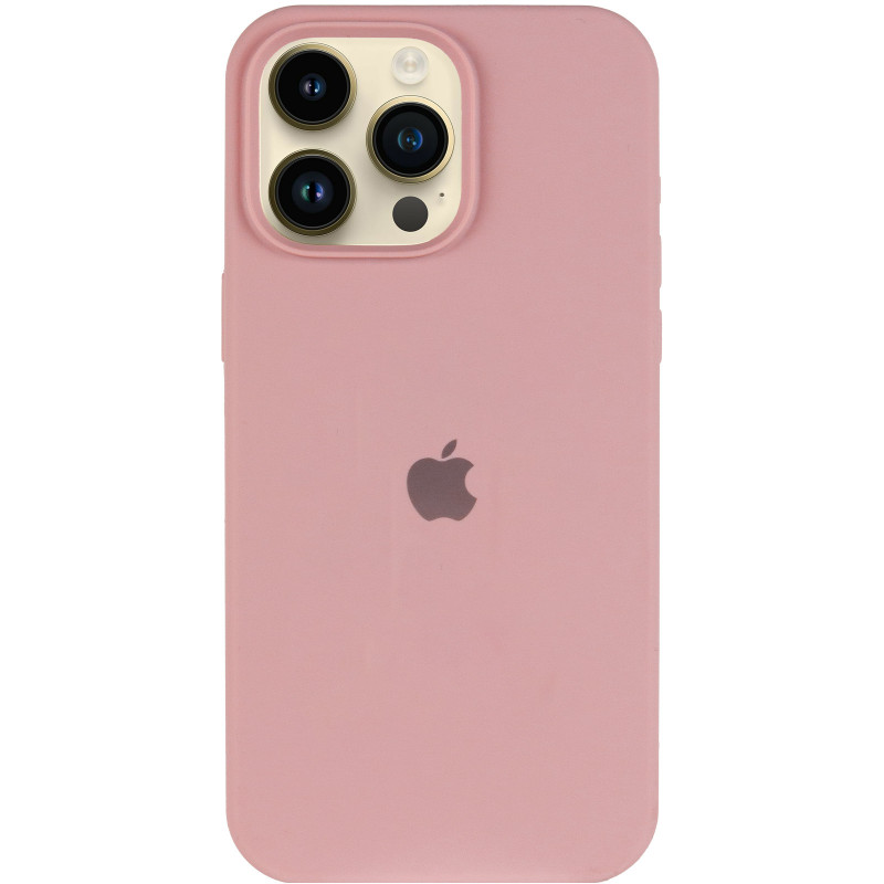 Фото Чохол Silk (AA) Logo with Magnetic Fit на Apple iPhone 13 Pro Max (6.7") (Рожевий / Pink Sand) на vchehle.ua