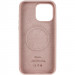Фото Чохол Silk (AA) Logo with Magnetic Fit на Apple iPhone 13 Pro Max (6.7") (Рожевий / Pink Sand) в маназині vchehle.ua