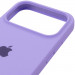 Купить Чехол Silk (AA) Logo with Magnetic Fit для Apple iPhone 17 Pro (6.3") (Сиреневый / Dasheen) на vchehle.ua