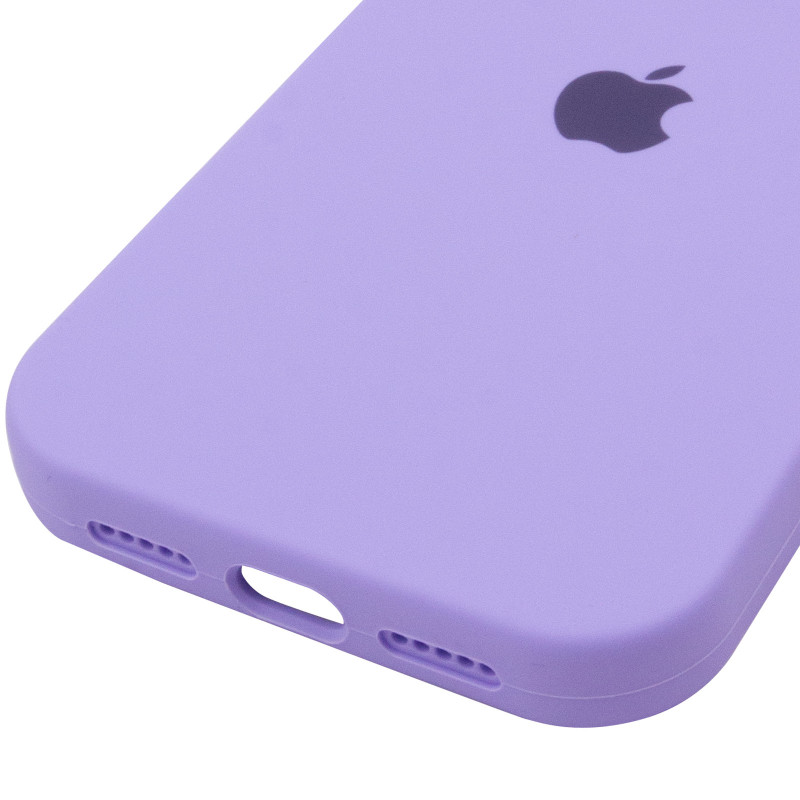 Заказать Чехол Silk (AA) Logo with Magnetic Fit для Apple iPhone 17 Pro (6.3") (Сиреневый / Dasheen) на vchehle.ua
