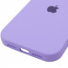 Заказать Чехол Silk (AA) Logo with Magnetic Fit для Apple iPhone 17 Pro (6.3") (Сиреневый / Dasheen) на vchehle.ua