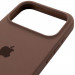 Чехол Silk (AA) Logo with Magnetic Fit для Apple iPhone 17 Pro (6.3") (Коричневый / Brown) в магазине vchehle.ua