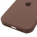 Купити Чохол Silk (AA) Logo with Magnetic Fit на Apple iPhone 17 Pro Max (6.9") (Коричневий / Brown) на vchehle.ua