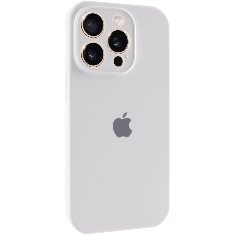 Чехол Silk Full Camera Protective (AA) для Apple iPhone 14 Pro Max (6.7") (Белый / White)
