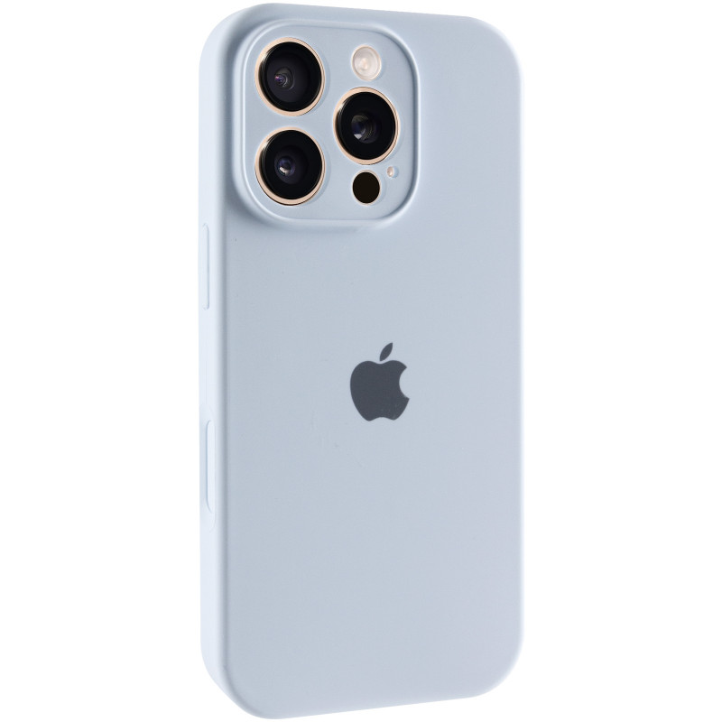 Чохол Silk Full Camera Protective (AA) на Apple iPhone 16 Pro (6.3") (Блакитний / Sweet Blue)