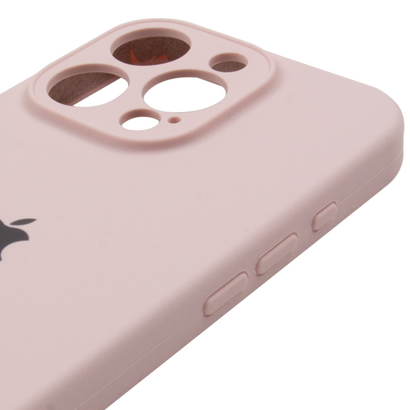 Чохол Silk Full Camera Protective (AA) на Apple iPhone 16 Pro (6.3") (Рожевий / Chalk Pink) в магазині vchehle.ua
