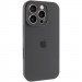 Чехол Silk Full Camera Protective (AA) для Apple iPhone 16 Pro Max (6.9") (Серый / Dark Gray)