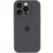 Фото Чехол Silk Full Camera Protective (AA) для Apple iPhone 16 Pro Max (6.9") (Серый / Dark Gray) на vchehle.ua