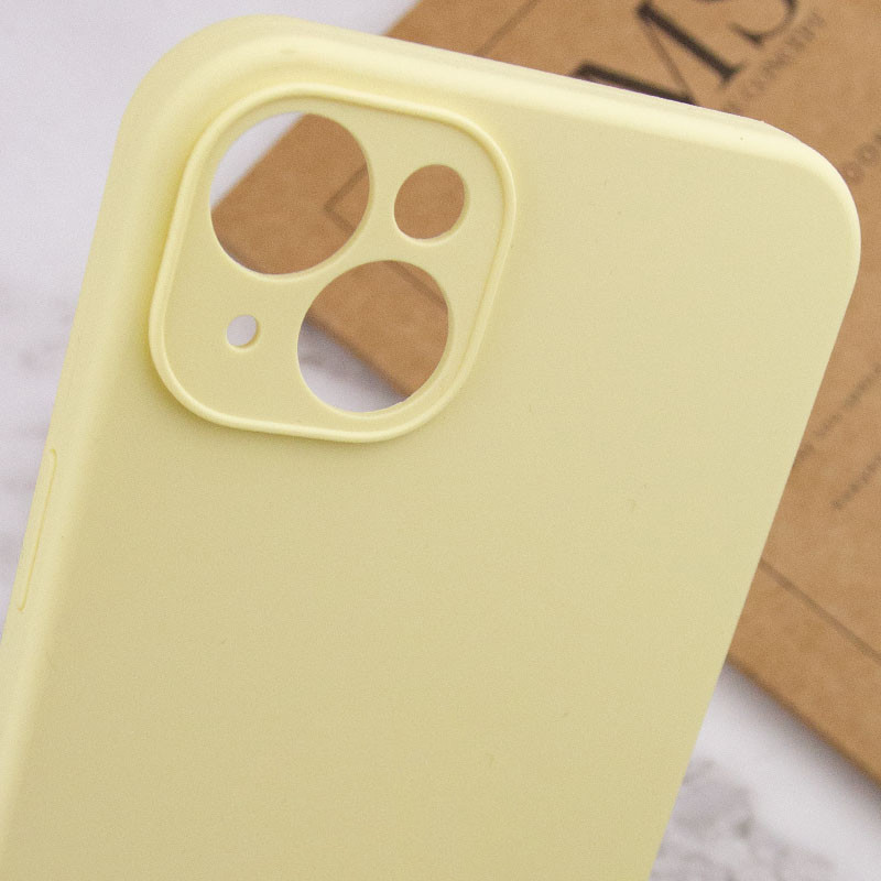 Заказать Чехол Silk Full Camera Protective (AA) NO LOGO для Apple iPhone 15 (6.1") (Желтый / Mellow Yellow) на vchehle.ua